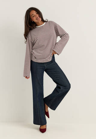Pcsadie LS Top Striped