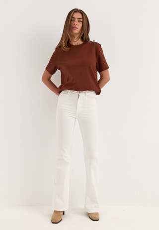 Slfessentail Boxy Tee Red