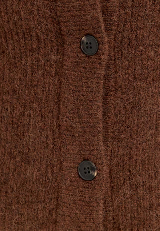 Slflulu Ls Knit Short Cardigan Red