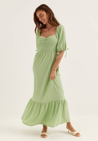 Smock Maxi Dress