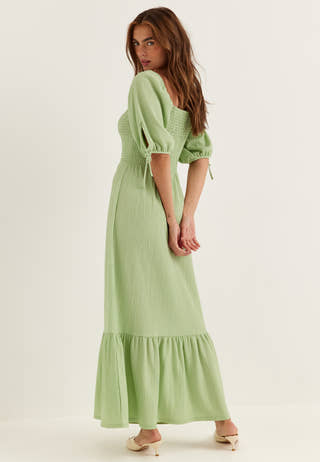 Smock Maxi Dress