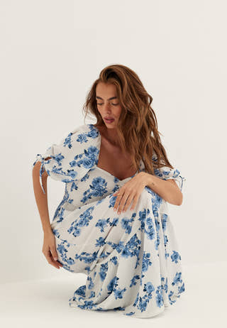 Smock Maxi Dress