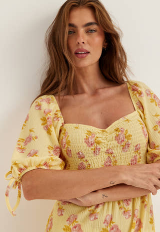Smock Maxi Dress