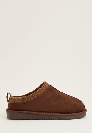 Onlstella Teddy Lined Slipper Brown
