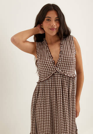 Frill Maxi Dress