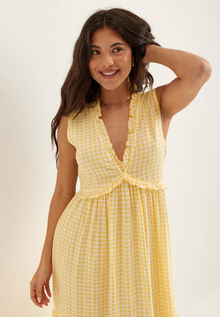 Frill Maxi Dress
