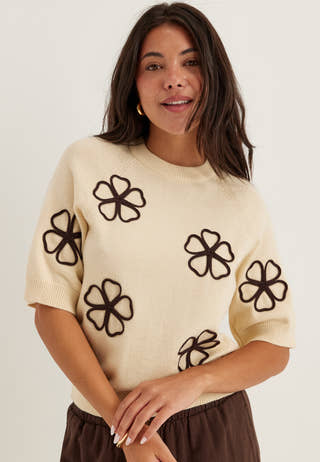 Objlaney Rubin Ss Pullover