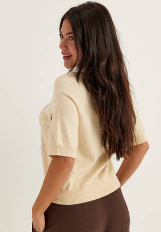 Objlaney Rubin Ss Pullover