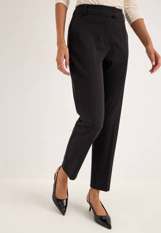 High Waist Slackers Black