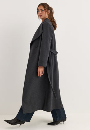 Long Wool Blend Coat