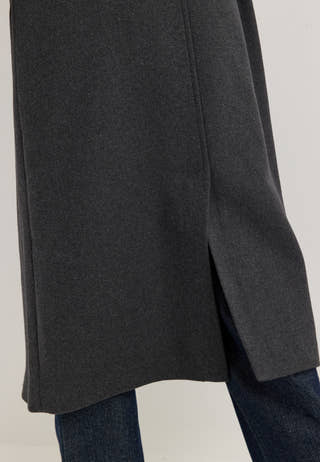 Long Wool Blend Coat