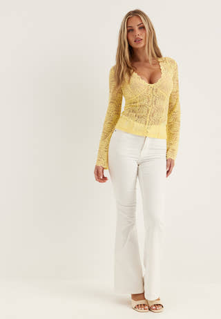 Long Sleeve Lace Top