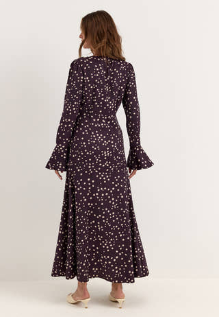 Ruched Front Midi Dress
