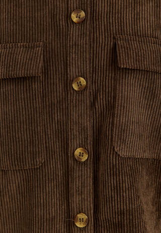 Pceffi Ls Shirt Brown