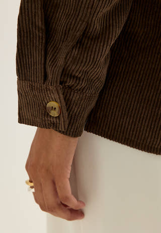 Pceffi Ls Shirt Brown