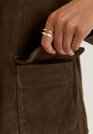 Slfkaya Suede Jacket Brown