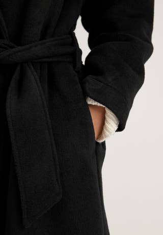 Objclara Oversize Wool Coat Black