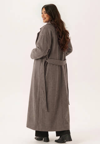 Objclara Oversize Wool Coat Brown