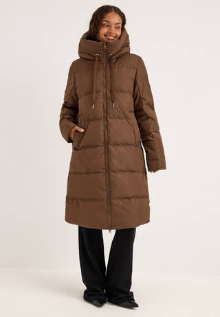 Jossan Cozy Down Jacket Brown