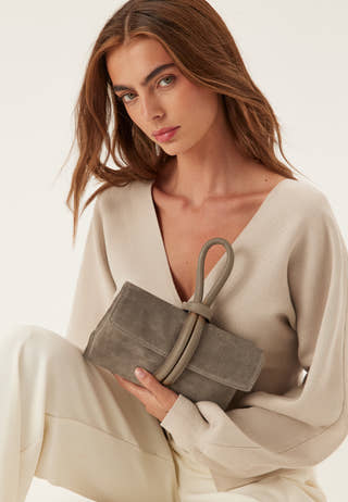 Barletta Small Suede Bag