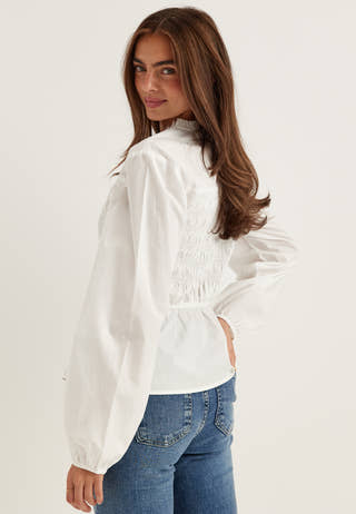 Smock Cotton Blouse