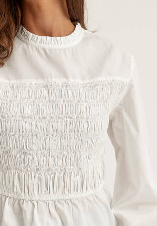 Smock Cotton Blouse