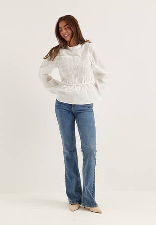 Smock Cotton Blouse