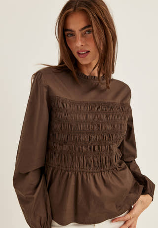 Smock Cotton Blouse