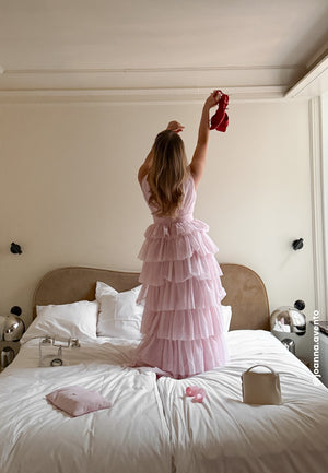Tulle Frill Gown
