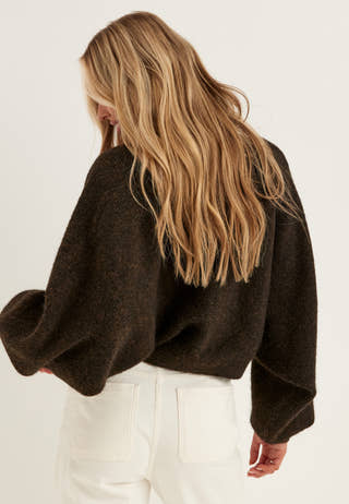 Knitted Bolero Brown