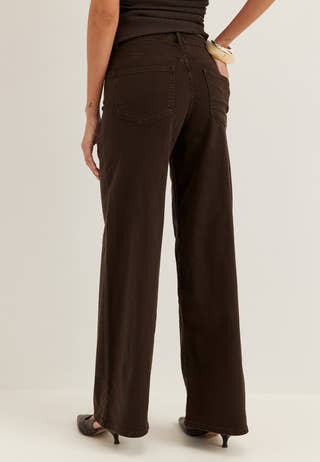 Onlmadison Blush Hw Wide Brown