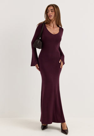 Knitted Dress Red