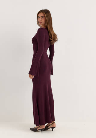 Knitted Dress Red