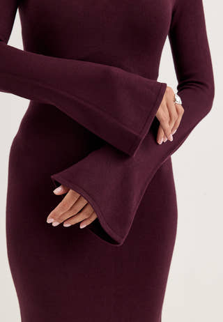Knitted Dress Red