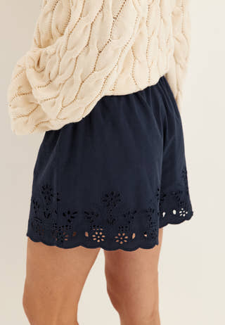 Embroidered Shorts