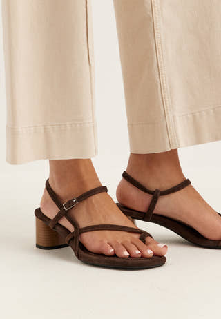 Evie Suede Sandal