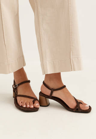 Evie Suede Sandal