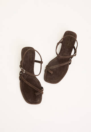 Evie Suede Sandal