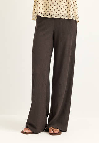 Structure Wide Trousers