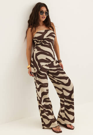 Structure Wide Trousers