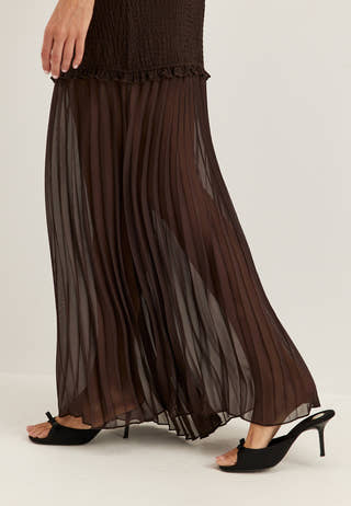 Strucure Combined Maxi Skirt