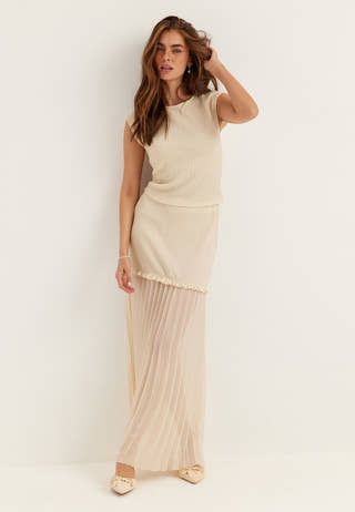 Structure Cap Sleeve Top