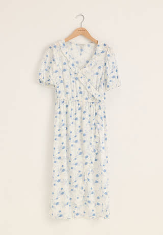 Wrap Frill Dress