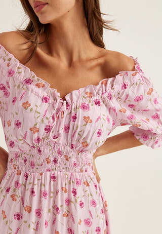 Smock Maxi Dress
