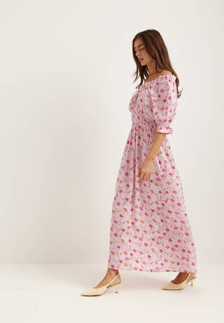 Smock Maxi Dress