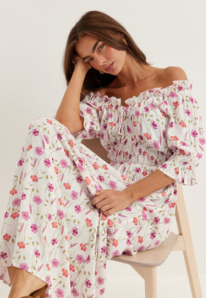 Smock Maxi Dress