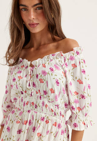Smock Maxi Dress