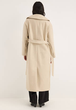 Vmanne Bergen Xtra Long Coat Beige