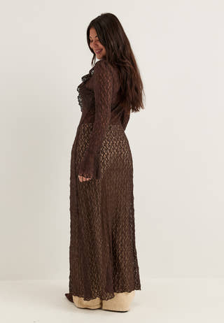 Lace Cardigan Dress