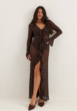 Lace Cardigan Dress